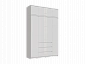 Челси Шкаф 1600 + антресоль 1600 (Белый глянец, Дуб Сонома) - фото №3