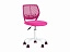 Кресло компьютерное детское Stool Group Анна Ярко-розовый, сетка - миниатюра