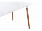 Table 120 white / wood Стол деревянный - фото №6