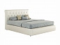Мягкая интерьерная кровать "Амели" 1400 белая с матрасом АСТРА - фото №2