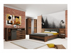 Модульная спальня Глазго, композиция 1 - фото №1, mdm830936