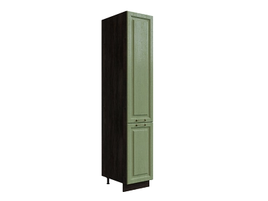Шкаф П400 с 2-мя дверцами Ницца ДБК/ДУБ/ОЛИВ Ф20 - фото №1, 888_ММК-00017696