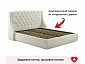 Мягкая кровать "Stefani" 1800 беж с подъемным механизмом с орт.матрасом PROMO B COCOS - фото №13