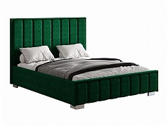 Кровать с подъемным механизмом Мирабель 140х200, зеленый - фото №1