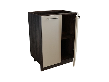 Шкаф Н600 с 2-мя дверцами Сиэль Инь ДБК/АТЛ/СЕР Ф40 - фото №1, 888_ММК-00015564