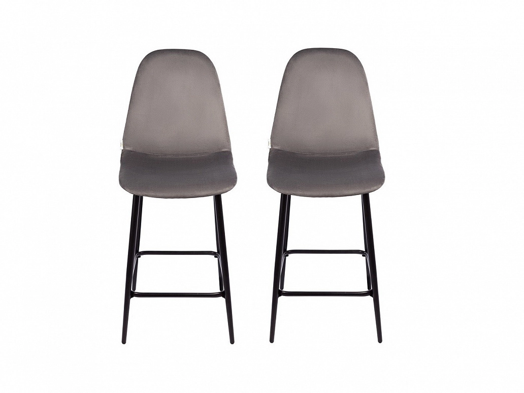 Комплект барных стульев Симпл, темно-серый - фото №1