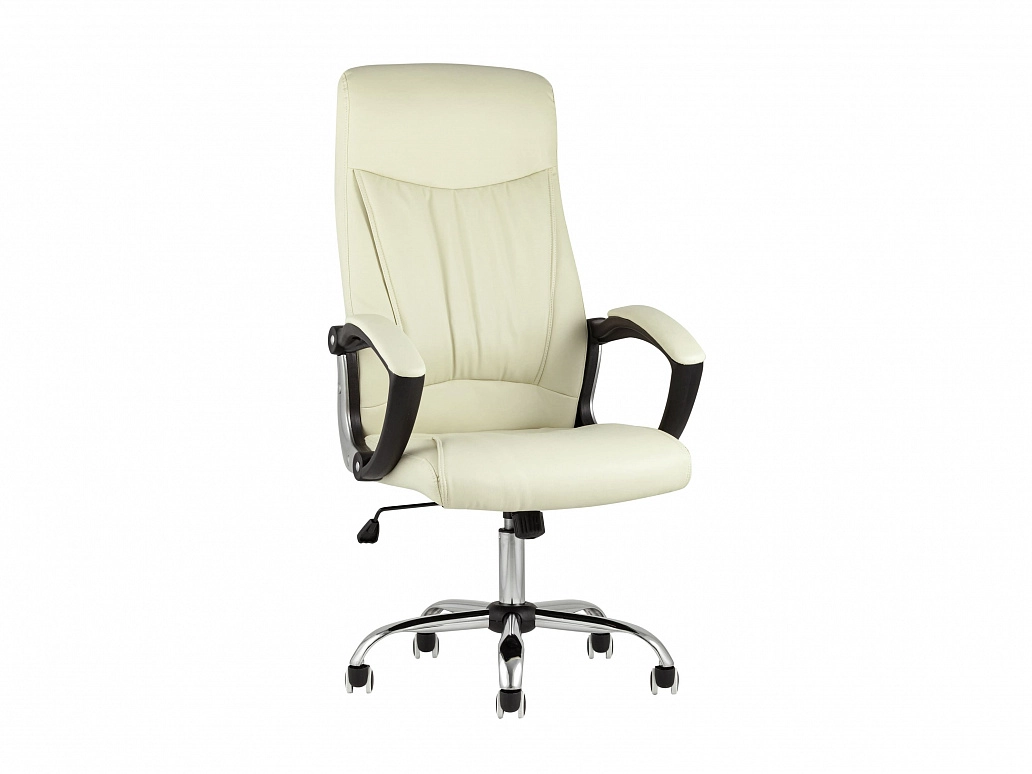 Кресло руководителя Stool Group TopChairs Tower Бежевый - фото №1