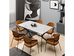 Стол обеденный Evoke Enigma - фото №1, dekomoHSBI_DT-2126_lightgrey