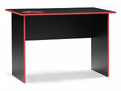 Эрмтрауд черный / красный Компьютерный стол - фото №1, Woodville16685