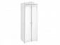 Шкаф 2-х дверный с зеркалами (гл.560) Италия ИТ-48 белое дерево - фото №2