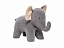 Пуф Leset Elephant, ткань велюр - миниатюра