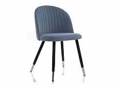Gabi blue / black Стул на металлокаркасе - фото №1, Woodville8982