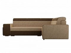 Угловой диван Мустанг с двумя пуфами Правый - фото №1