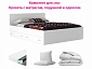 Комплект для сна "Виктория" 160 с ящиками (Белая) - фото №2