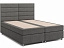 Кровать с матрасом и зависимым пружинным блоком Гаванна (160х200) Box Spring, рогожка - миниатюра