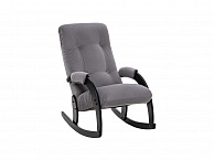 Кресло-качалка Модель 67 Венге, ткань V 32 - фото №1