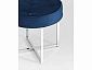 Банкетка Stool Group САПФИР Вельвет синий/Сталь серебро  - фото №5