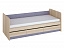 Кровать с ящиками Индиго (80х200), ясень коимбра - миниатюра