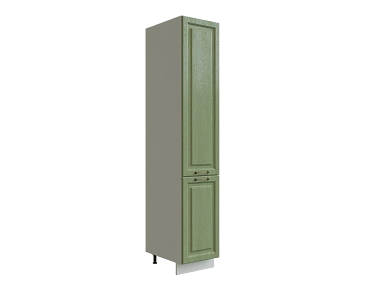 Шкаф П400 с 2-мя дверцами Ницца БЕЛ/ДУБ/ОЛИВ Ф20 - фото №1, 888_ММК-00016223