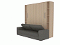 Многофункциональный трансформер шкаф-диван-кровать - фото №4