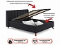 Комплект для сна Betsi 1600 темная с подъемным механизмом - фото №4