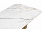 Петир 120(160)х80х75 gilt white / дуб монтана Керамический стол - фото №7