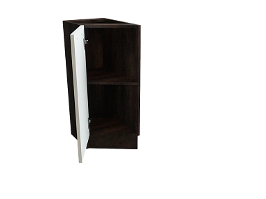 Шкаф НТ300 с 1-ой дверью Мемфис ДБК/БЕЛ/СОФТ Ф20 - фото №1, 888_ММК-00001589