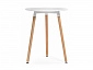 Lorini 60 white / wood Стол деревянный - фото №4