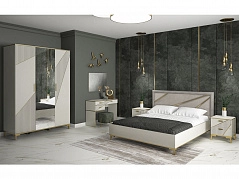 Спальня Родос, кашемир серый - фото №1, mdmya-2059