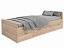 Кровать (90х200) Боро, дуб сонома - миниатюра