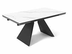 Стол DikLine SKB160 Керамика FNZ 9206037 (белая)/подстолье черное/опоры черные (2 уп.) - фото №1