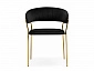 Kamelia 1 black / gold Стул на металлокаркасе - фото №4