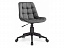 Келми 1 графитовый / черный Офисное кресло, велюр - миниатюра