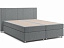Кровать с матрасом и зависимым пружинным блоком Фелиция (160х200) Box Spring, велюр - миниатюра