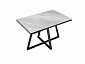 Стол DikLine SKF120 Керамика Belgium Grey Polished/подстолье черное/опоры черные, - фото №3