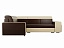 Угловой диван Мустанг с двумя пуфами Левый, экокожа - миниатюра