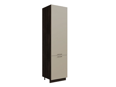 Шкаф П600Н с 2-мя дверцами Мемфис ДБК/АТЛ/СЕР Ф46 - фото №1, 888_ММК-00001518