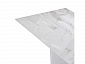 Стеклянный стол Монерон 200(260)х100х77 белый мрамор / белый Стол стеклянный - фото №14