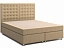 Кровать с матрасом и зависимым пружинным блоком Парадиз (160х200) Box Spring, велюр - миниатюра