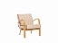 Кресло для отдыха Шелл, ткань велюр - миниатюра