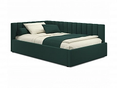 Мягкая кровать Milena 1200 изумруд с подъемным механизмом - фото №1, mebel_stock_20208