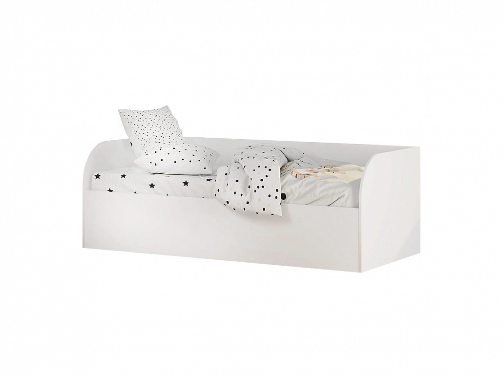 Кровать с подъёмным механизмом Трио КРП-01 80х186, белая - фото №1