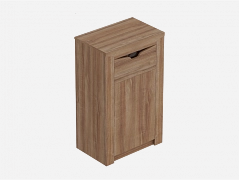 Соренто прихожая Тумба с дверцей и ящиком (Дуб стирлинг) - фото №1, mdm1205274873