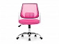 Ergoplus белое / розовое Компьютерное кресло - фото №3