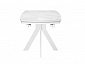 Стол DikLine DKU120 Керамика Белый мрамор/подстолье белое/опоры белые (2 уп.) - фото №6