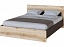 Кровать с настилом из ДСП Плейона 160x200, венге,  - миниатюра