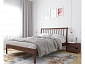 Кровать деревянная с ламелями Stella (Стелла) 160х200, орех - фото №2