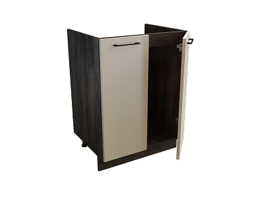 Шкаф М600 с 2-мя дверцами Сиэль Инь ДБК/АТЛ/СЕР Ф40 - фото №1, 888_ММК-00015551