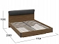 Кровать с мягким элементом 2 Харрис (160х200) - фото №3