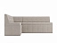 Кухонный угловой диван Атлас Левый (115х192), вельвет бархатного типа - миниатюра